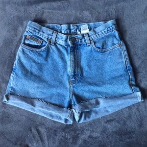 Vintage Calvin Klein high waisted shorts